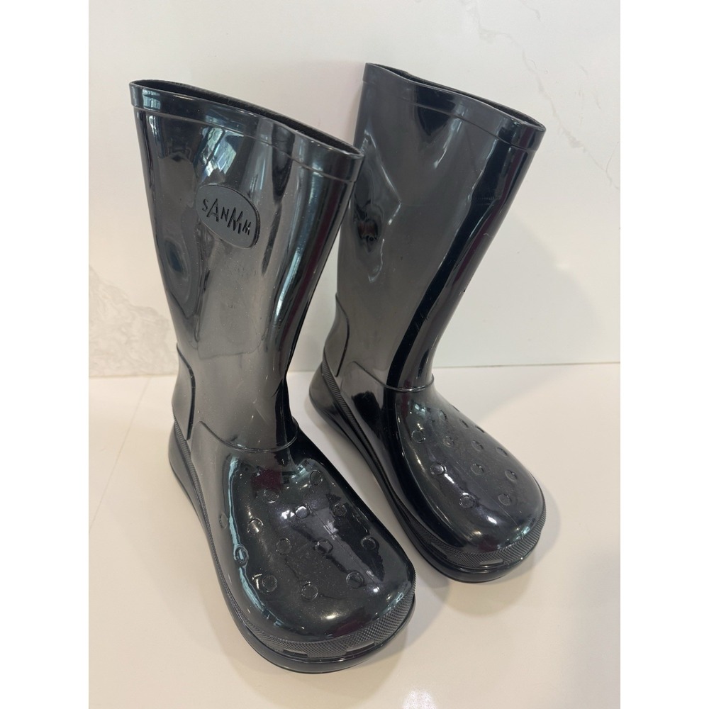 Sanmm Rain Boots Black 36